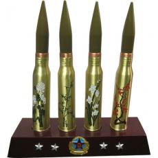 铜海30梅兰竹菊弹壳