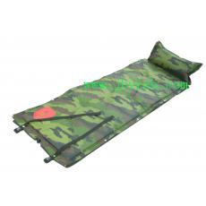 QD-01型迷彩带枕九点双拼充气垫（军威标）    