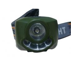 防水式1w+4LED头灯