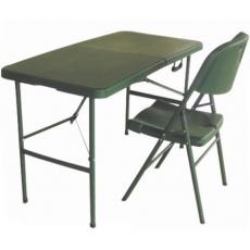 新材料军绿色野战折叠作业桌4型1.2米