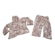 三色沙漠分体网眼布内衬伪装服 